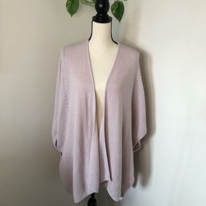 NEW LOFT Waffle Knit Open Cardigan
